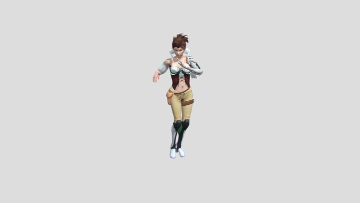 Rumba Dancing 3D Model