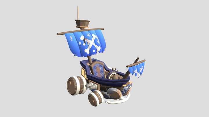 pirateship-Cart 3D Model