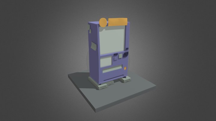 Vending_machine_color 3D Model