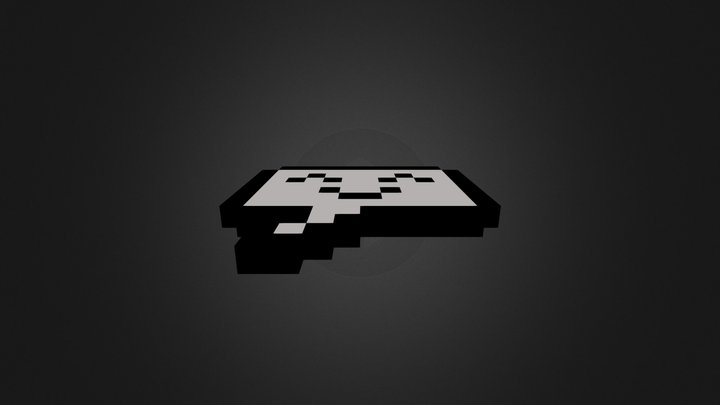Emoji Smile (flat) 3D Model
