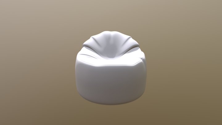 Bean bag, Chair 3D Model