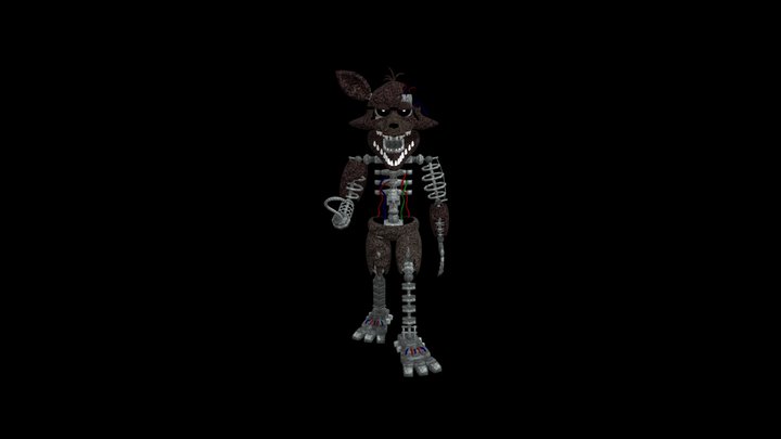Ignited Foxy Walk Animation *Updated* 3D Model