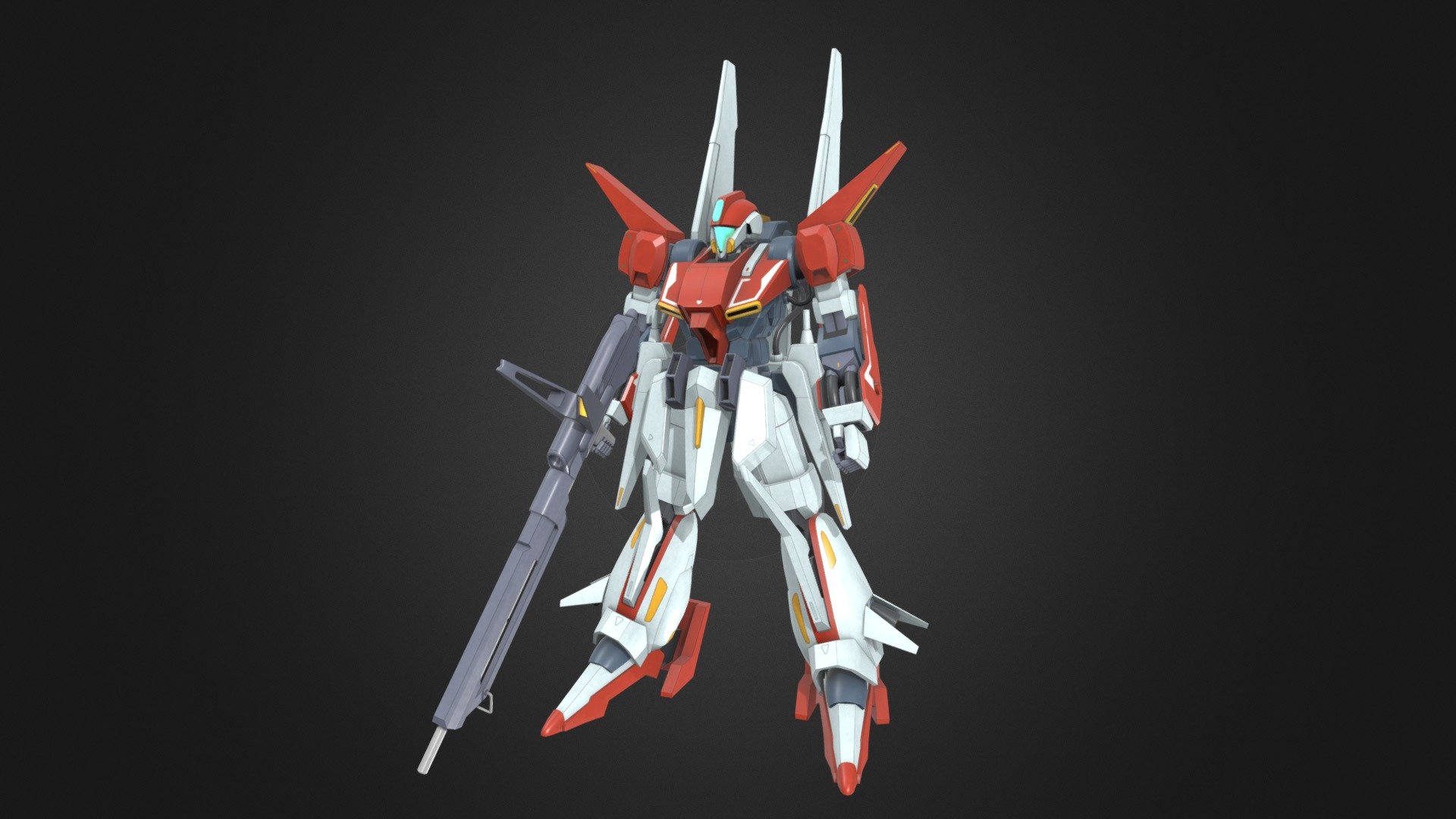 MSZ-007 Mass Production Type Ζ Gundam - 3D model by 北野南