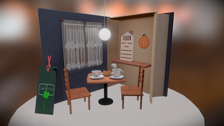 cafe1 3D Model