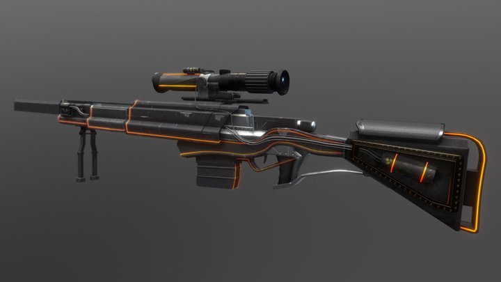 Sniper | Concept art 3D Model