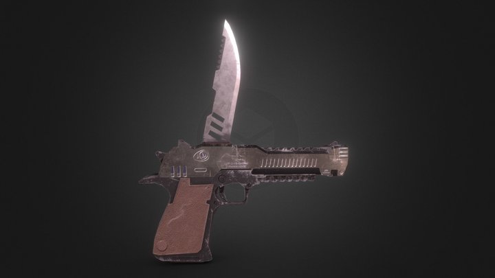 Knifegun - the ultimate weapon 3D Model