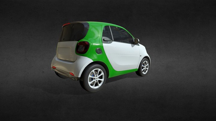 Smart City Car 3D Model