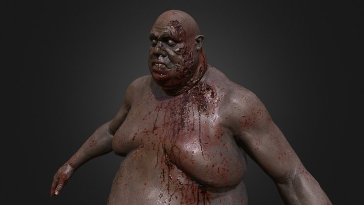 Big Zombie 3D Model