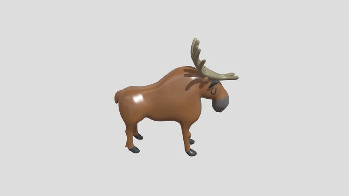 Elk 3D Model