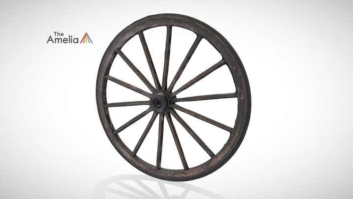 Cart Wheel 3D Model