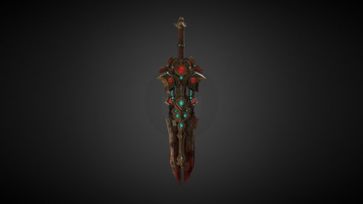 Gaming Sword 3D Model