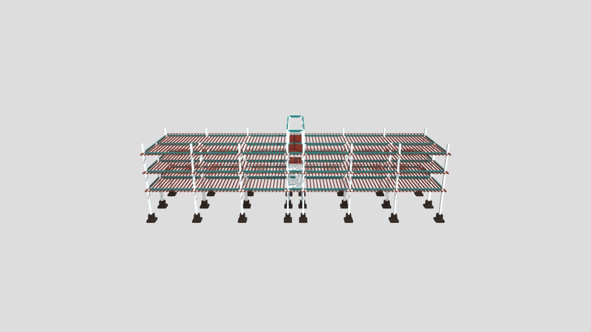 Modelagem 3D - Kitnet 12x35