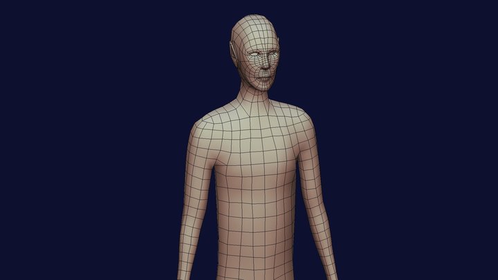 Spock - Malha com retopologia 3D Model