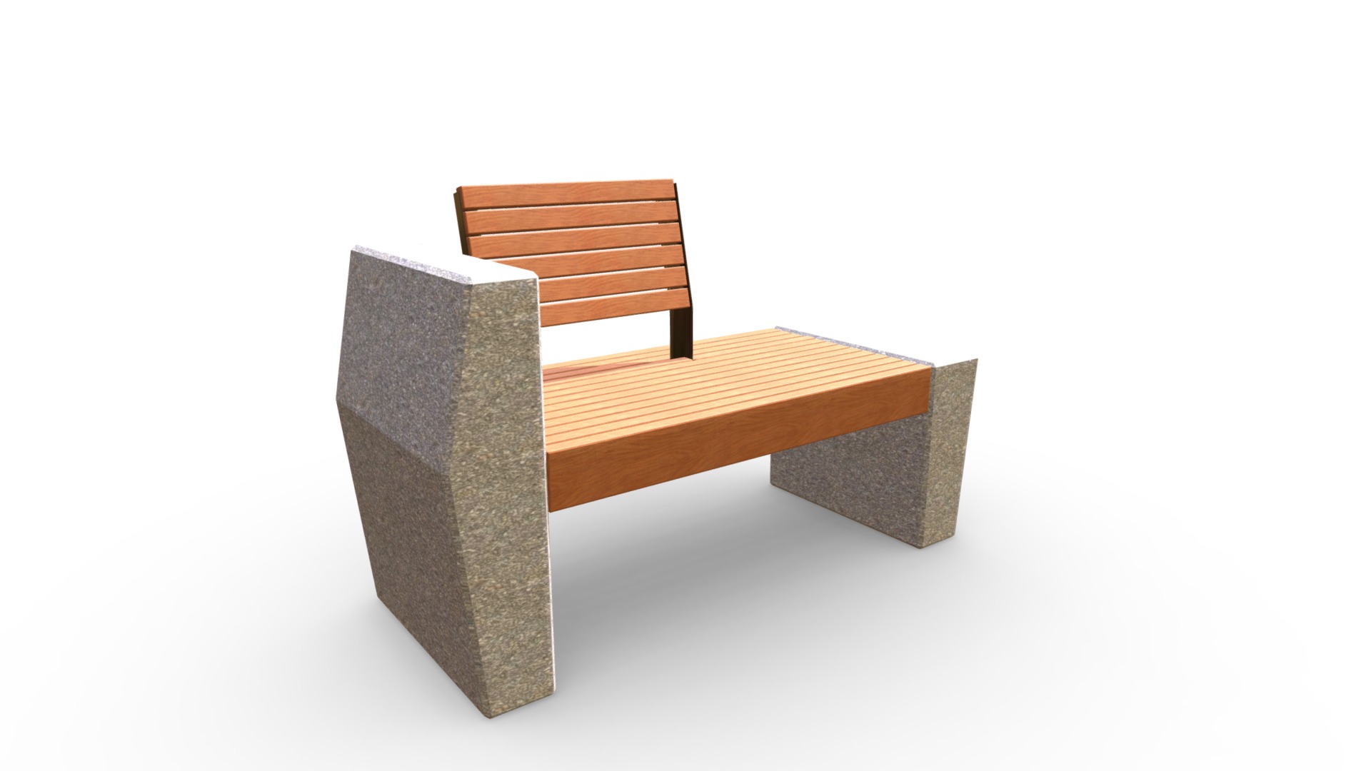 3D model Kolekcija 1-1 - This is a 3D model of the Kolekcija 1-1. The 3D model is about a small wooden bench.