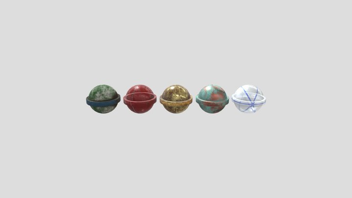 Spheres 3D Model