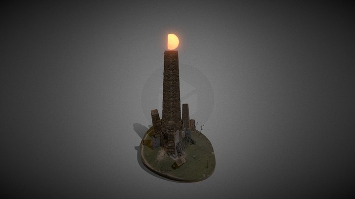 Глаз Саурона - сделал Игорь Бартов 9А 3D Model
