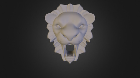 Lion's head 3D Model