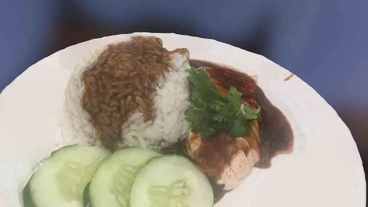 chicken rice (FINAL REDUCED FILLED) 3D Model