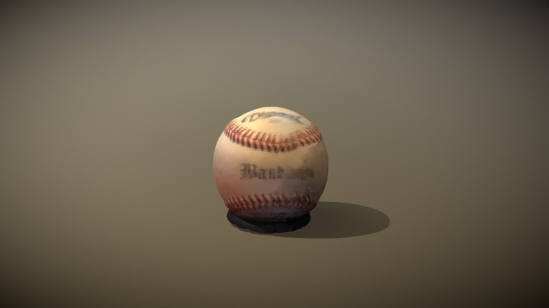 Baseball Download Free 3D model by hcwiley [c821f8e] Sketchfab