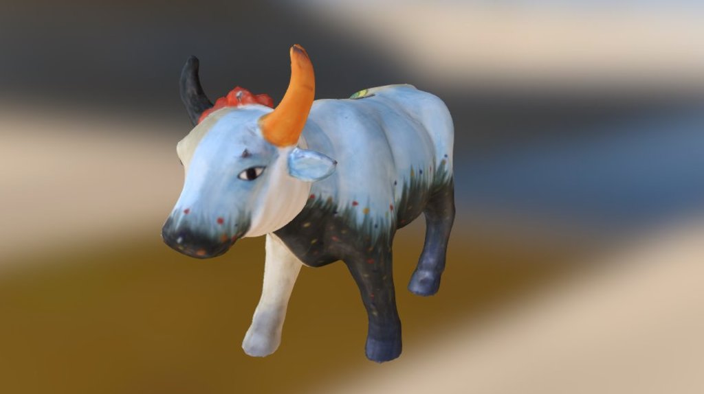 Bunte Kuh Sparschwein