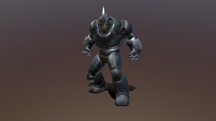 Rhino of Spider-man 3D Model