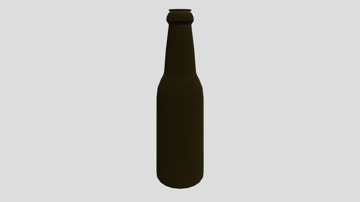 bottle of beer 3D Model