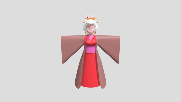 堕姬 3D Model