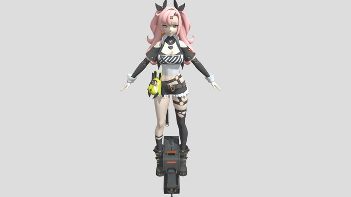 Nicole Demara ZZZ 3D Model