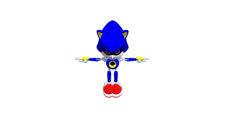 Metal Sonic (Sonic Superstars Nintendo Switch) 3D Model