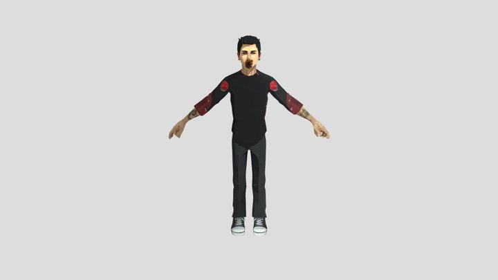 BILLIE JOE - GREEN DAY THE END 3D Model