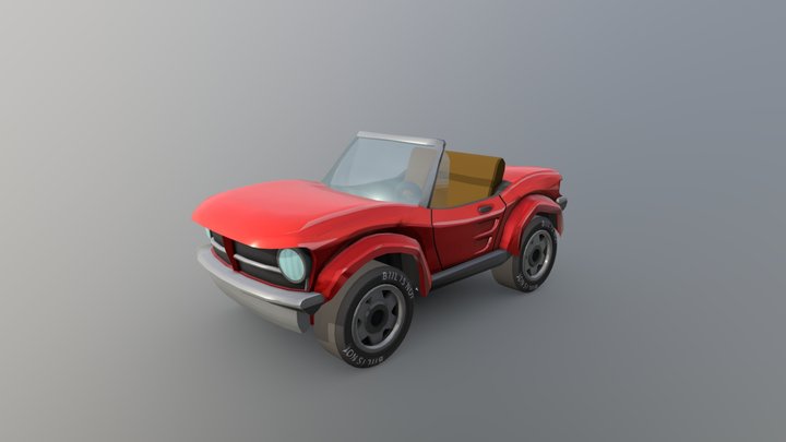 HCR2 Sports Car 3D Model
