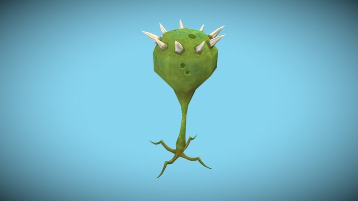 Spiky 3D Model