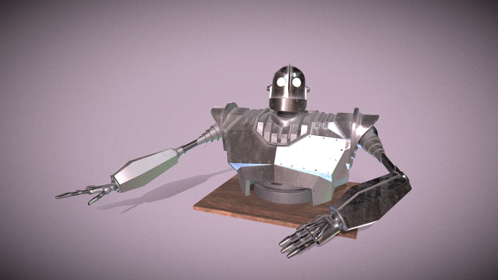 Iron Giant Model 3D model by pomusaeva [c8259cf] Sketchfab