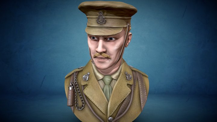 Cavalry Officer - WW1 - British - free