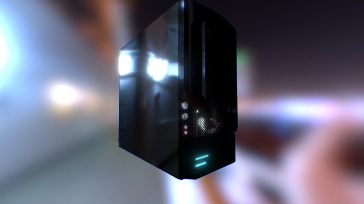 2007 NZXT Hush gaming PC case 3D Model