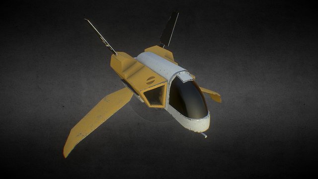 Shootemup Ship 3D Model