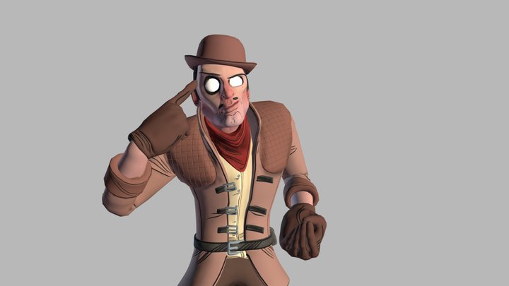Jimmy from The Secret Ties of Strandcliff 3D Model