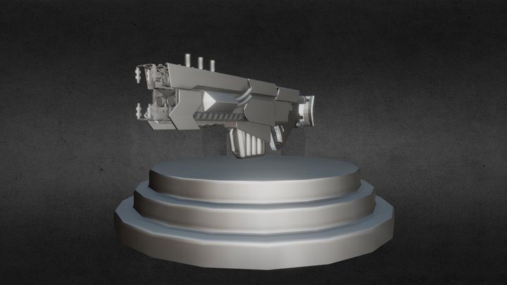 Tesla Rifle 3D Model
