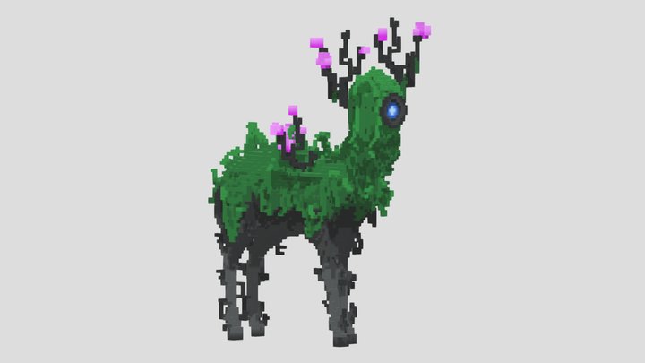 Original Design | Nature Spirit  Voxel 3D Model
