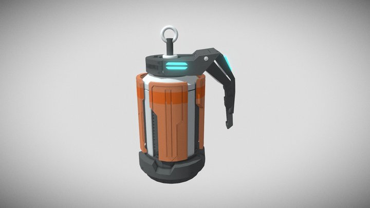 Frag grenade 3D Model