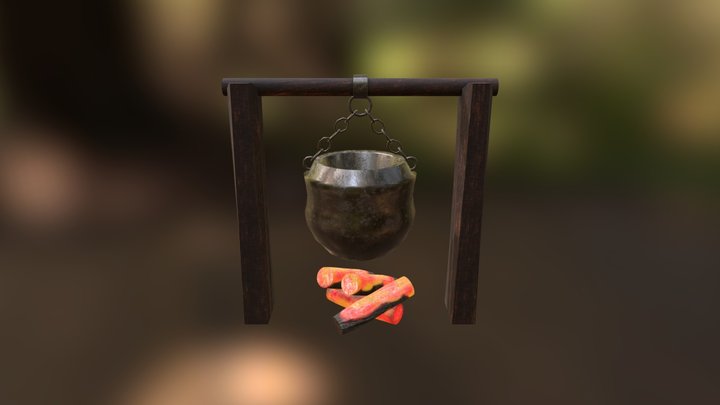 [TSDV] Parcial 1 - Diorama - Cauldron 3D Model