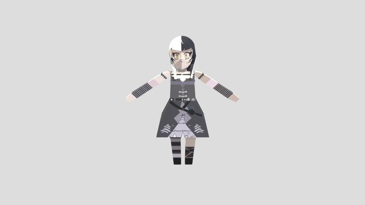 Low_Poly_Shiori 3D Model