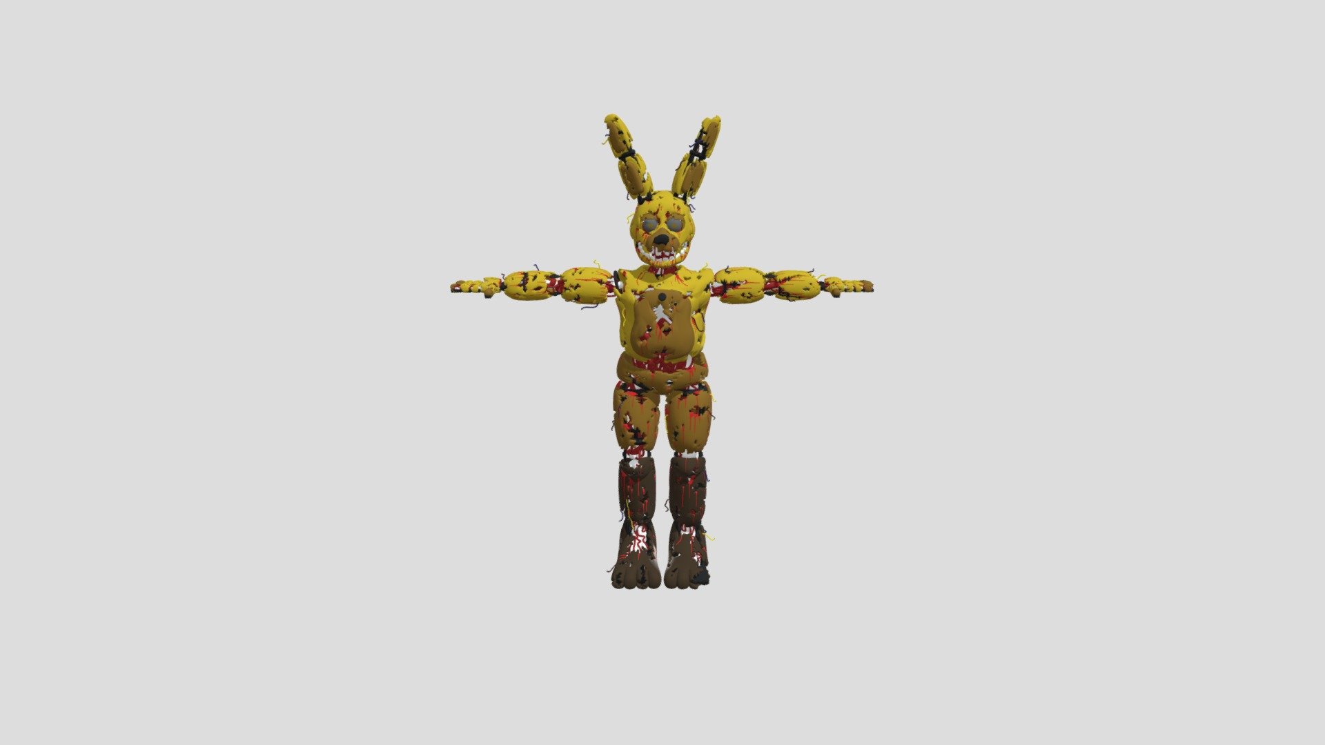 Stylized Springtrap By Failz - Download Free 3D model by springs-boi ...