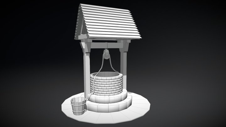 studnia 3D Model