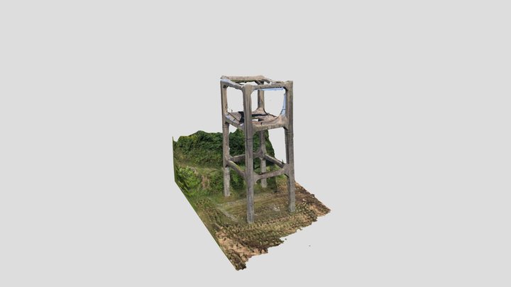 装荷線輪用櫓(晴) 3D Model