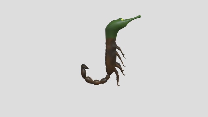 Reptiel + Insect 3D Model