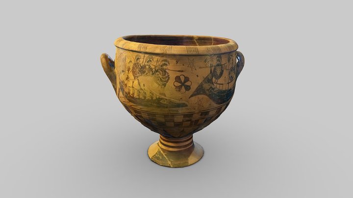 The Aristonothos Krater – Modello 3D gratuito STL