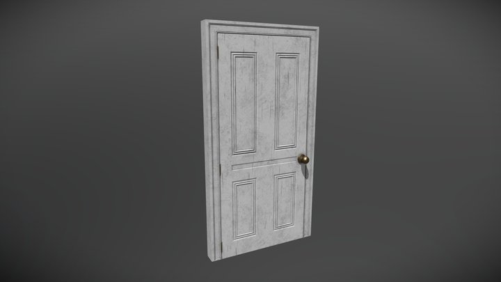 Interior Victorian Door 3D Model