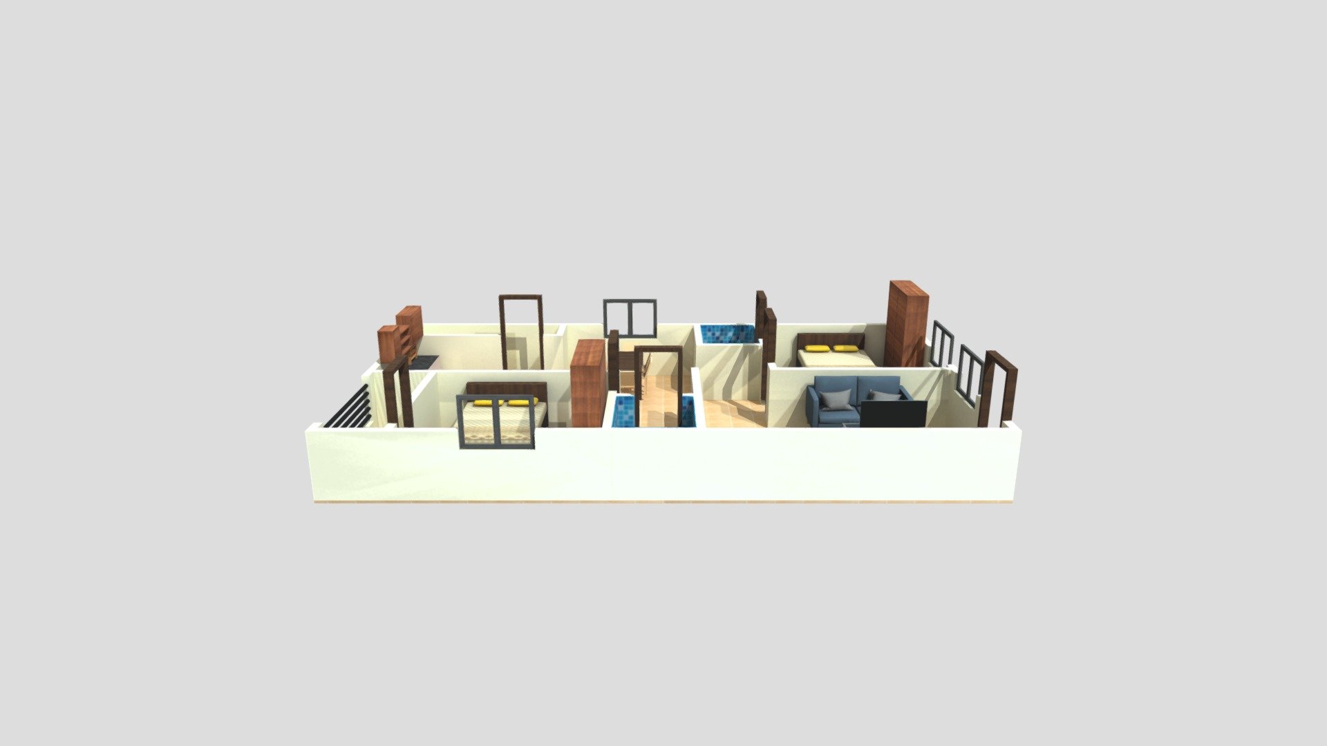 TULSILAKE type 2 block flat 3