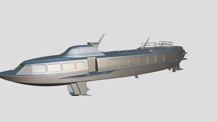 Hydrofoil 3D Model